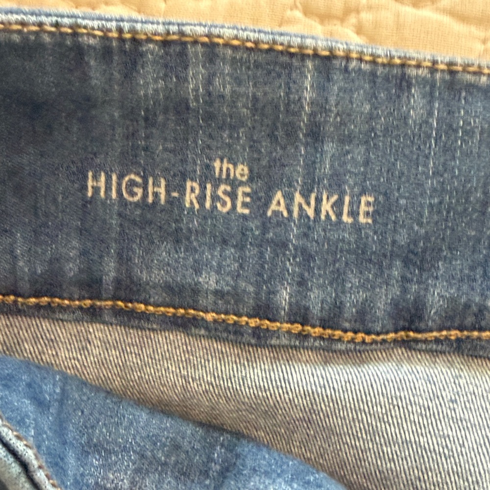 Liverpool Women’s High Rise Ankle Blue Denim Pull-On Skinny Jeans 10/30 - Picture 6 of 9